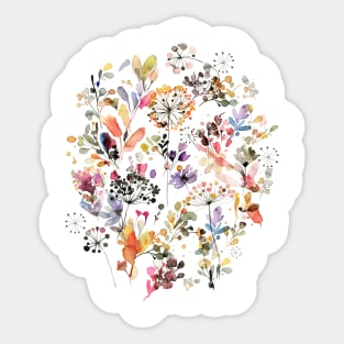 Spring Wild Grasses Sticker